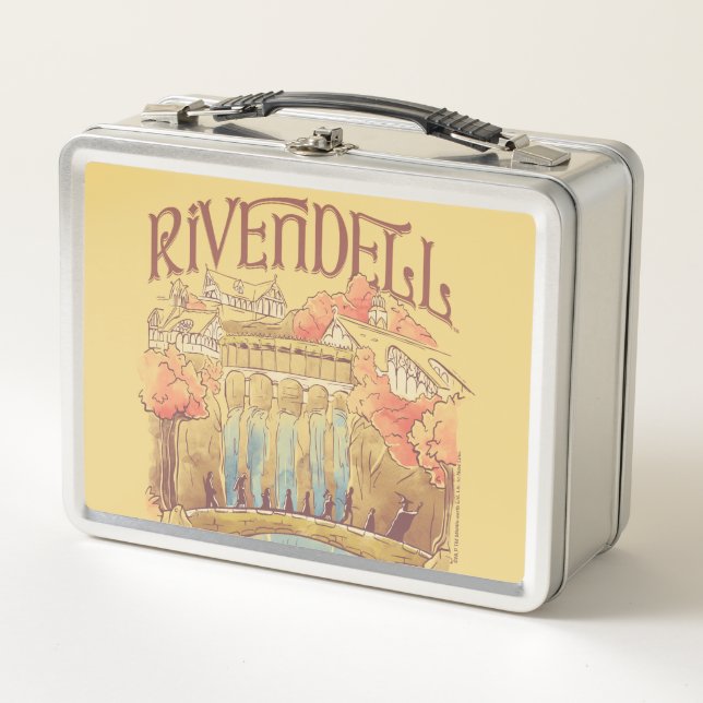 Ilustración en acuarela de la Comunidad de RIVENDE (Anverso)