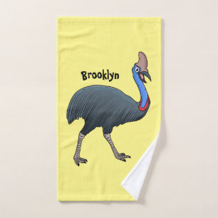 Ilustracion feliz de personalizado de aves en casc