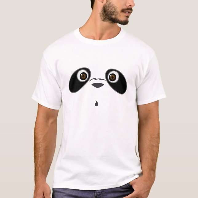 Ilustracion fresco lindo de la panda en la camisa (Anverso)