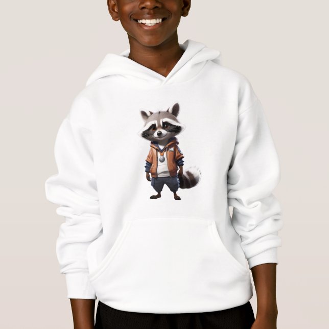 Ilustracion Guay y Adorable Raccoon (Anverso)