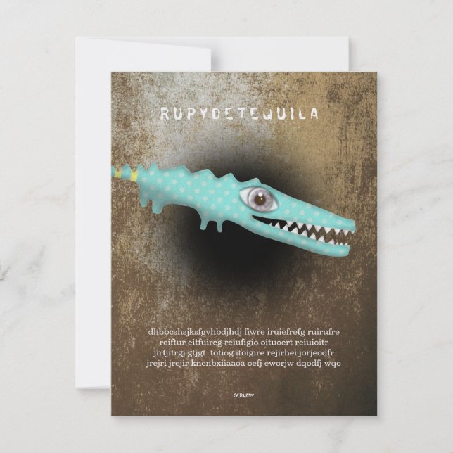 Ilustracion Infantil Rupydetequila 2015 (Anverso)