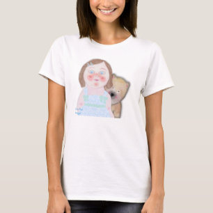 Ilustración linda camiseta de manga larga de jerse