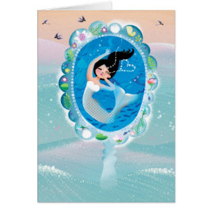 Ilustracion lindo del día de las sirenas en la