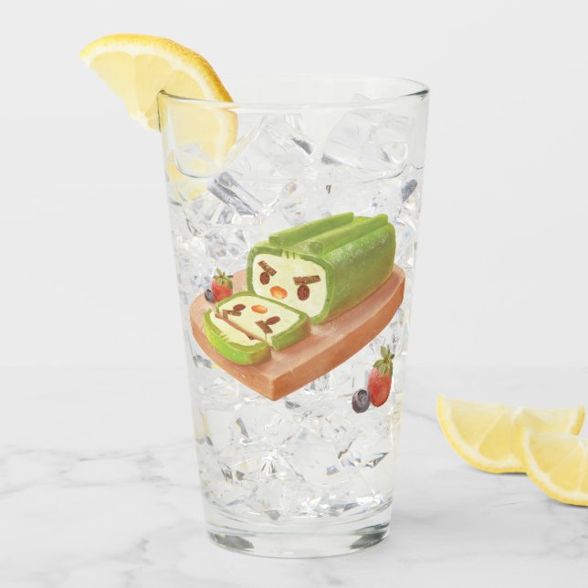 Ilustracion Matcha Cake Roll (Anverso (hielo))