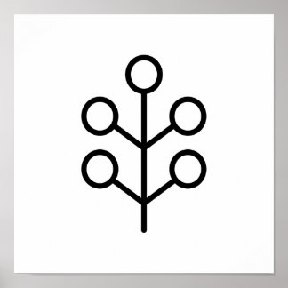 Ilustracion Minimalista de Arte Popular Escandinav