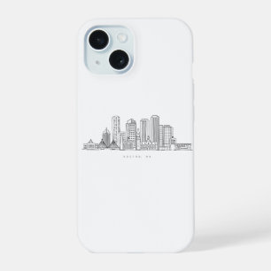 Ilustración minimalista del horizonte de la ciudad