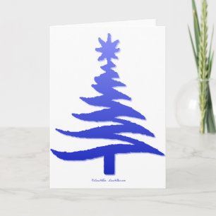 Ilustración moderna del árbol de Navidad Imprimir