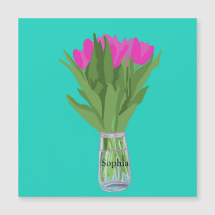 Ilustracion moderno de la flor de los tulipanes de