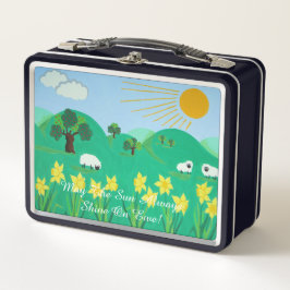 ilustracion panorámico divertido de ovejas lindas