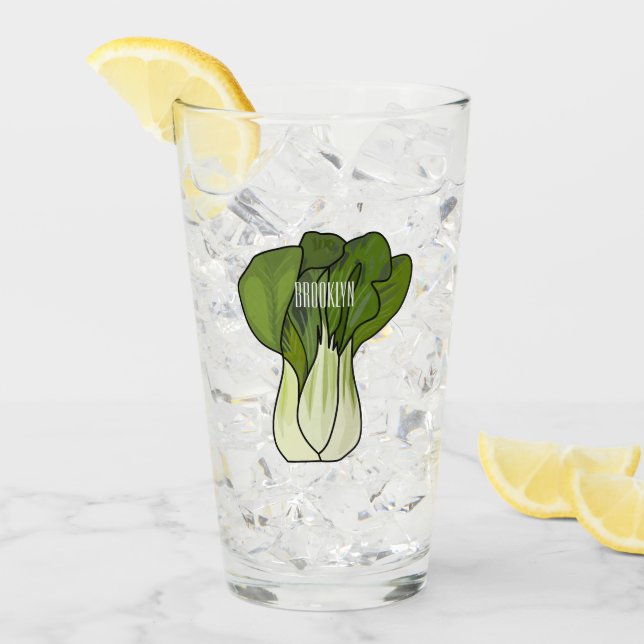 Ilustracion personalizado Bok choy (Anverso (hielo))
