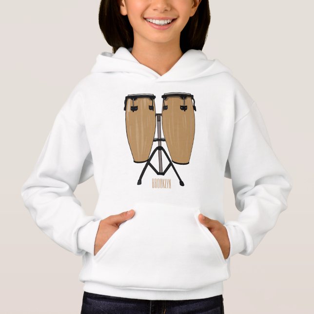Ilustracion personalizado Bongo drum (Anverso)