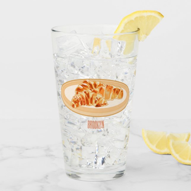 Ilustracion personalizado croissant (Reverso (hielo))