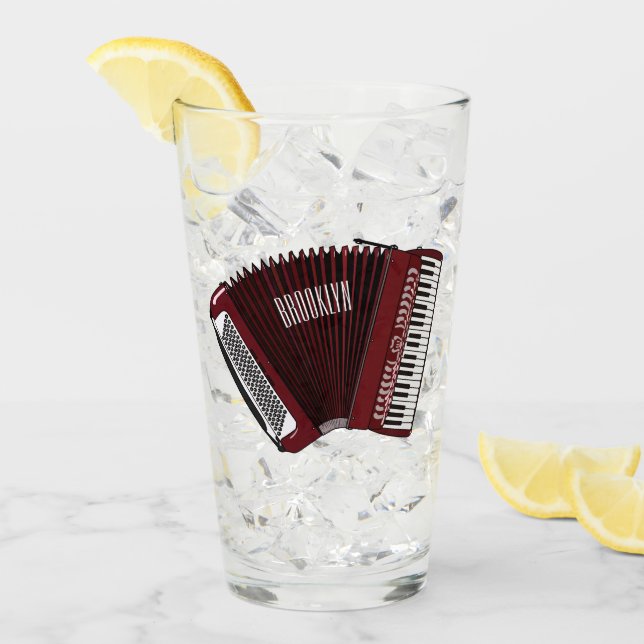 Ilustracion personalizado de acordeón (Anverso (hielo))