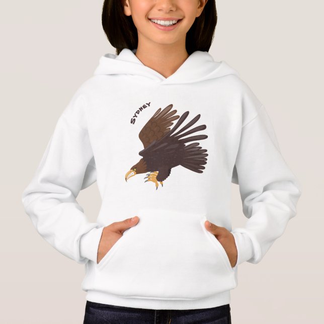 Ilustracion personalizado de águila dorada diverti (Anverso)
