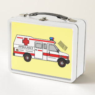 Ilustracion personalizado de ambulancia