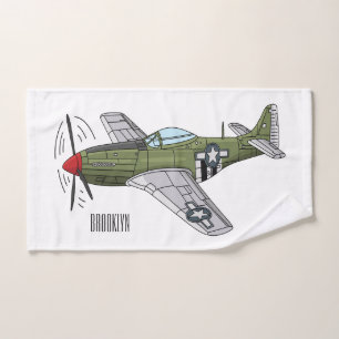 Ilustracion personalizado de avión militar