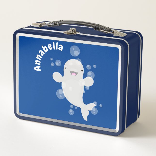 Ilustracion personalizado de ballenas de la beluga (Anverso)