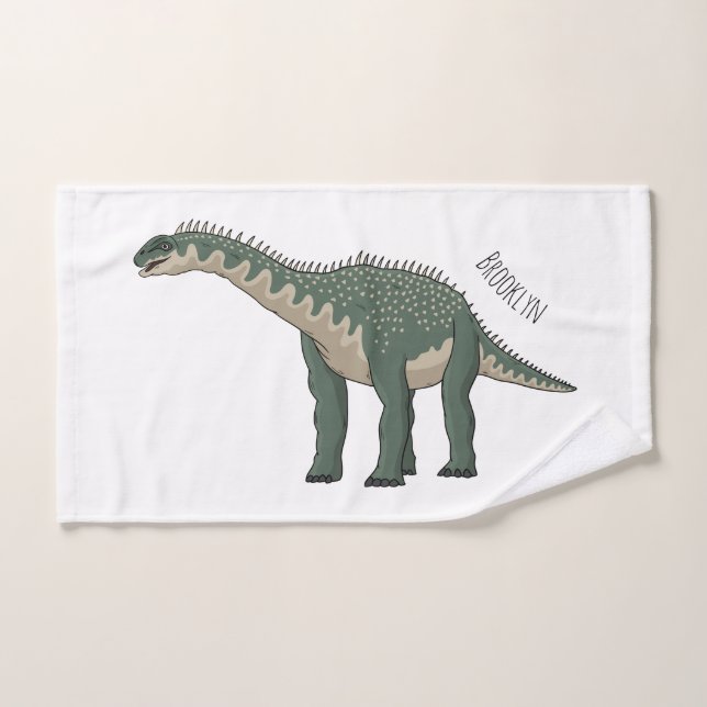 Ilustracion personalizado de Barapasaurus (Toalla de mano)