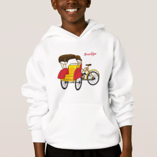 Ilustracion personalizado de bicitaxi