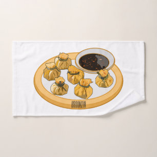 Ilustracion personalizado de bolso de camarón tail