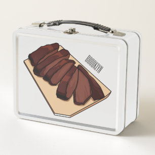 Ilustracion personalizado de brisket de carne