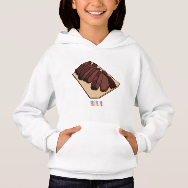 Ilustracion personalizado de brisket de carne (Anverso)
