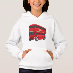 Ilustracion personalizado de bus de dos pisos