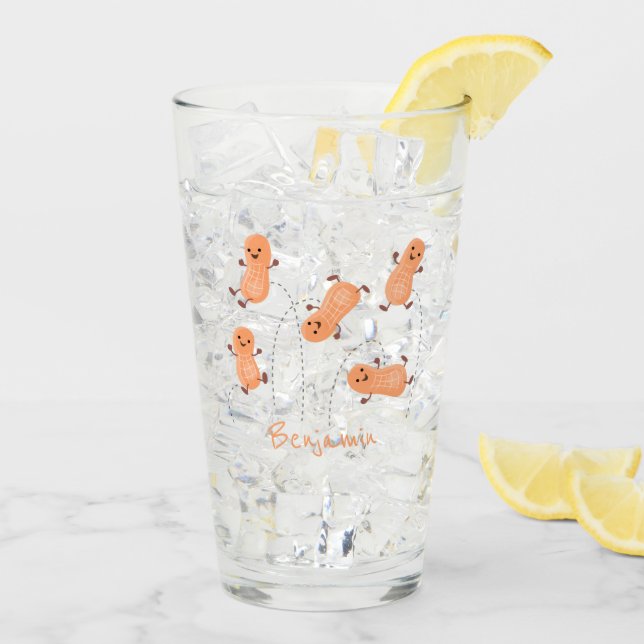 Ilustracion personalizado de cacahuetes de puenteo (Reverso (hielo))