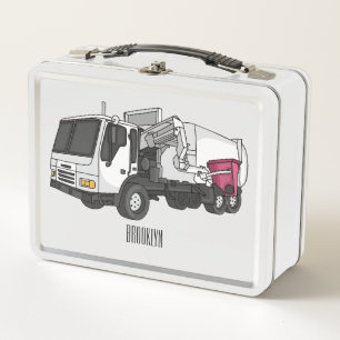 Ilustracion personalizado de camión de basura