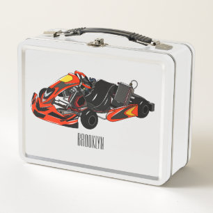 Ilustracion personalizado de carreras de Kart
