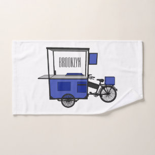 Ilustracion personalizado de carrito de alimentos