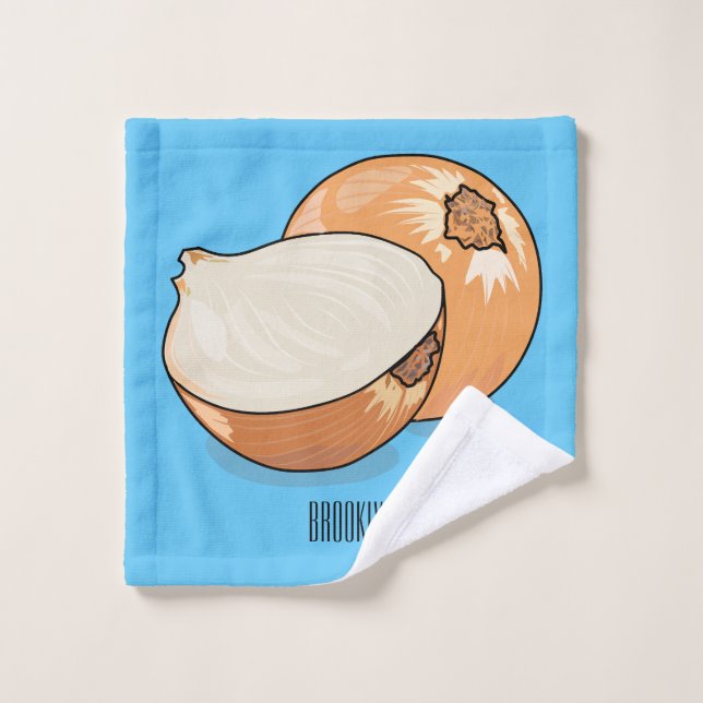 Ilustracion personalizado de cebolla (Toallita)