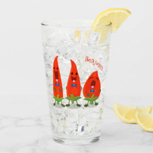 Ilustracion personalizado de chiles cantantes