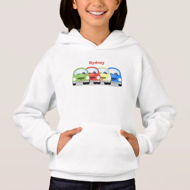 Ilustracion personalizado de coches Cute kawaii (Anverso)