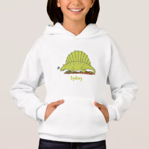 Ilustracion personalizado de dimetrodon verde lind
