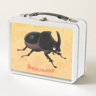 Ilustracion personalizado de escarabajo rinoceront