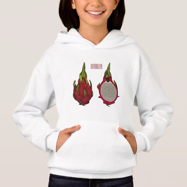 Ilustracion personalizado de fruta dragón (Anverso)