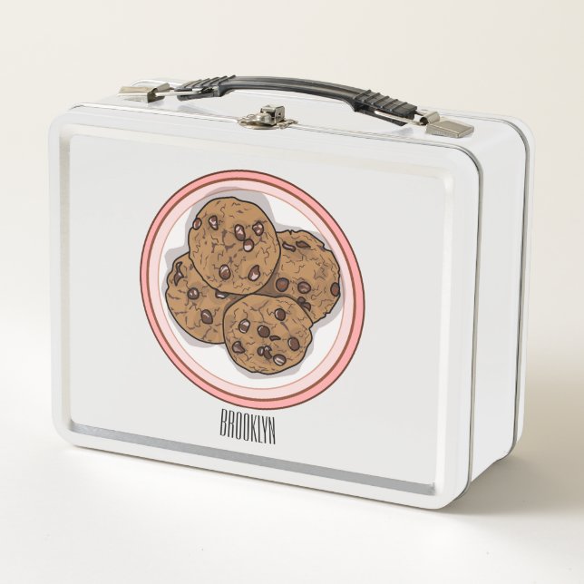 Ilustracion personalizado de galletas de chocolate (Anverso)