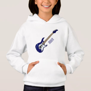 Ilustracion personalizado de guitarra eléctrica