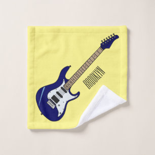 Ilustracion personalizado de guitarra eléctrica