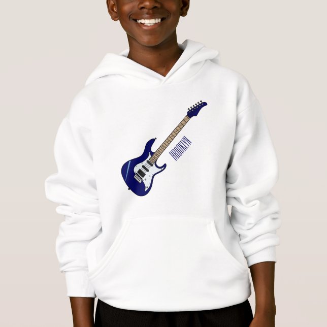 Ilustracion personalizado de guitarra eléctrica (Anverso)