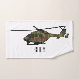 Ilustracion personalizado de helicópteros del ejér