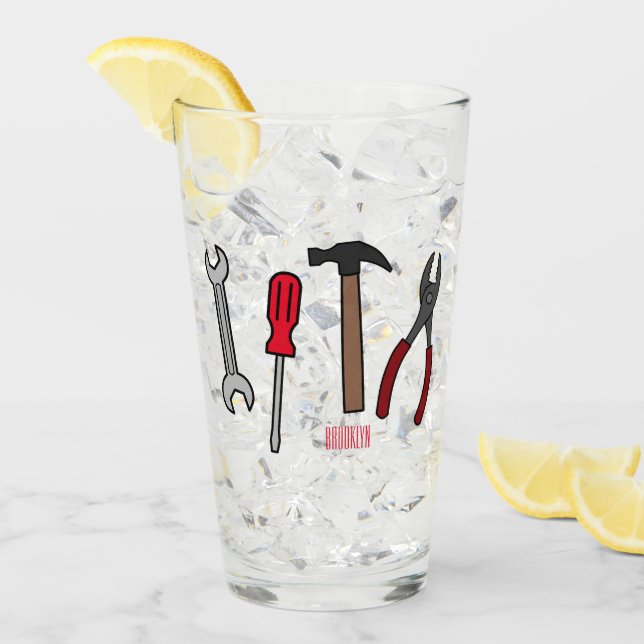 Ilustracion personalizado de herramientas de carpi (Anverso (hielo))