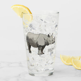 Ilustracion personalizado de Javan rhinoceros