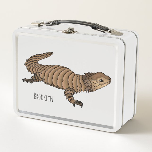 Ilustracion personalizado de lagarto de Armadillo (Anverso)