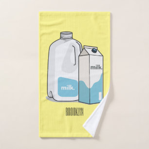 Ilustracion personalizado de leche