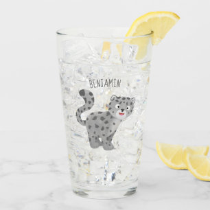 Ilustracion personalizado de leopardo de las nieve