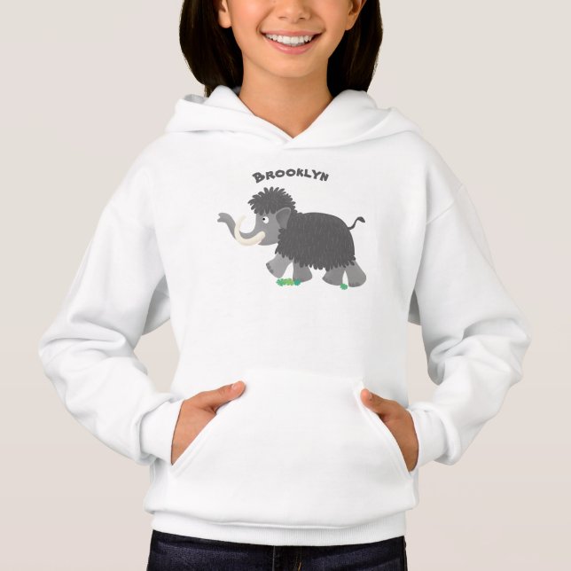 Ilustracion personalizado de mamut torpe (Anverso)