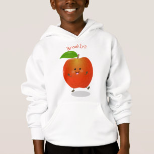 Ilustracion personalizado de manzana bailando a la