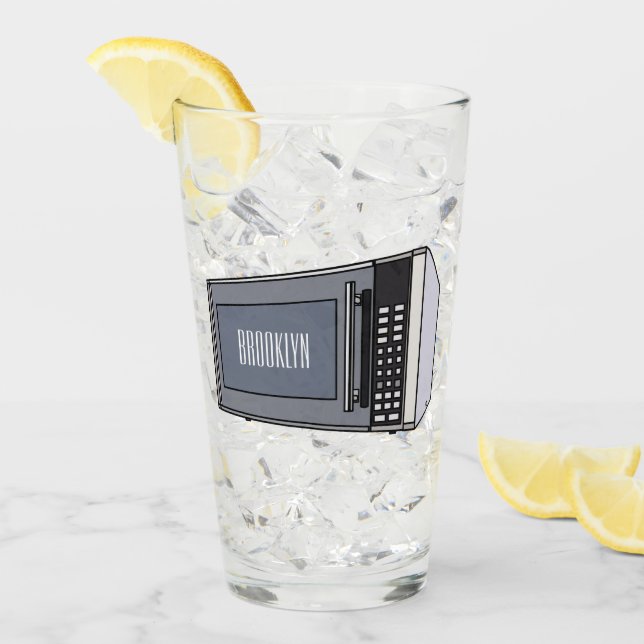 Ilustracion personalizado de microondas (Anverso (hielo))